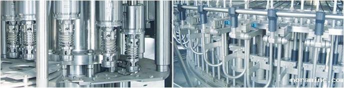 滑环应用灌装机,热灌装